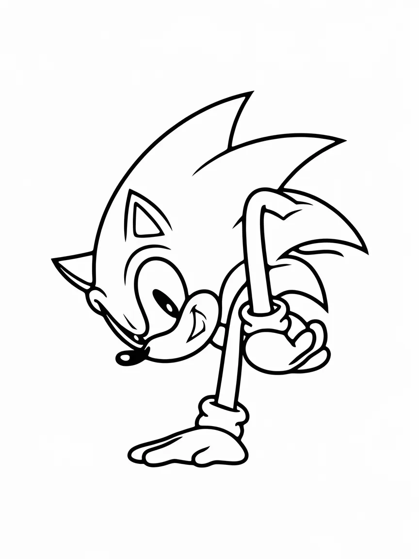 Sonic coloring pages - 2184 | ColoringPagesDesign