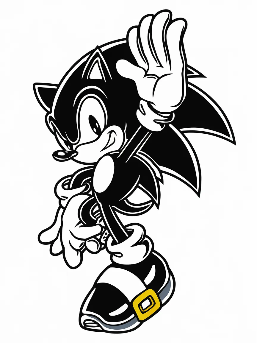 Sonic coloring pages - 2186 | ColoringPagesDesign