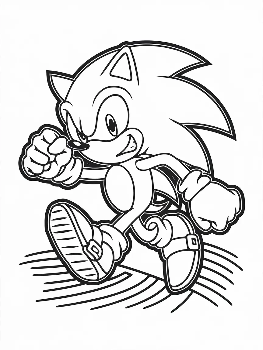 Sonic coloring pages - 2187 | ColoringPagesDesign