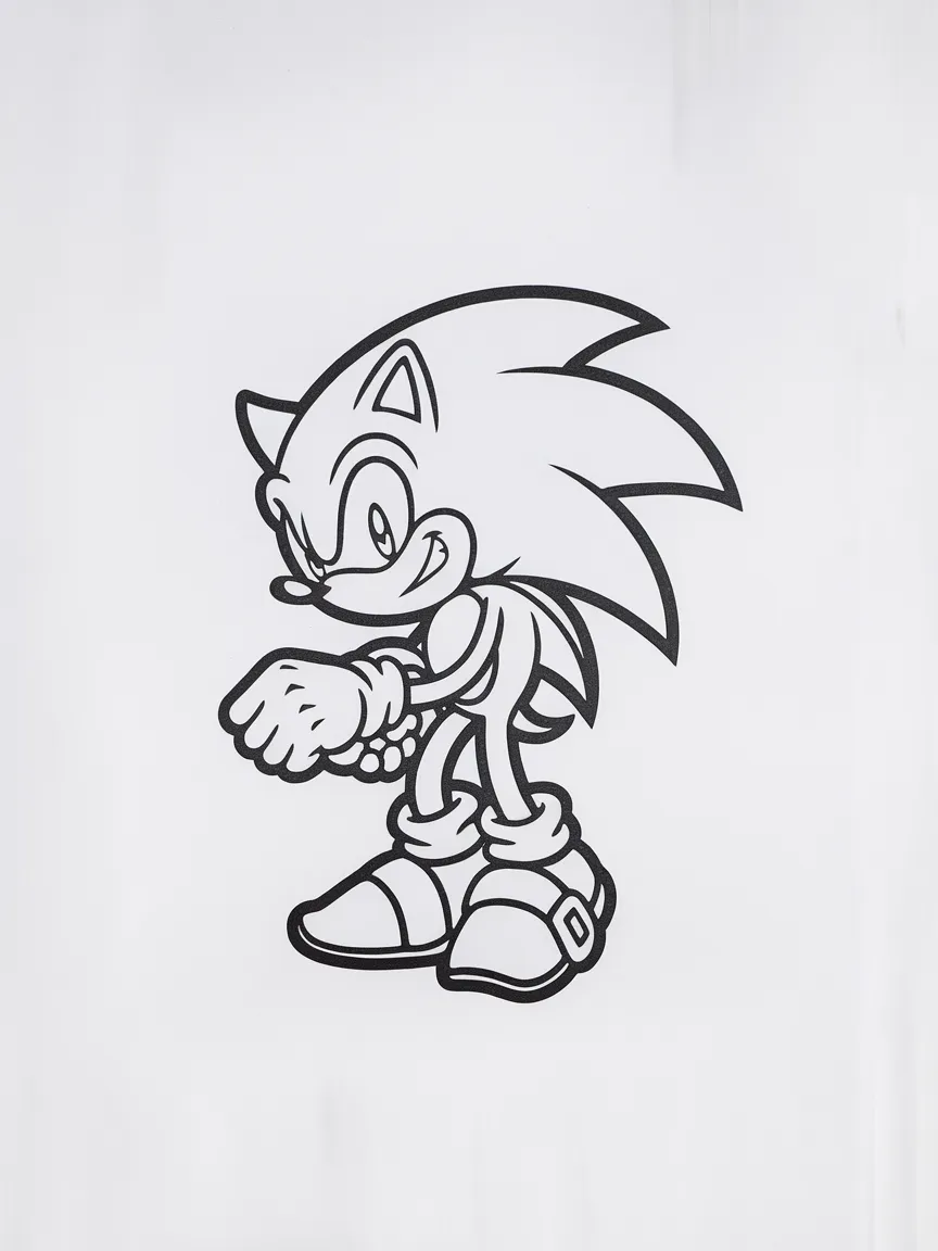 Sonic coloring pages - 2188 | ColoringPagesDesign