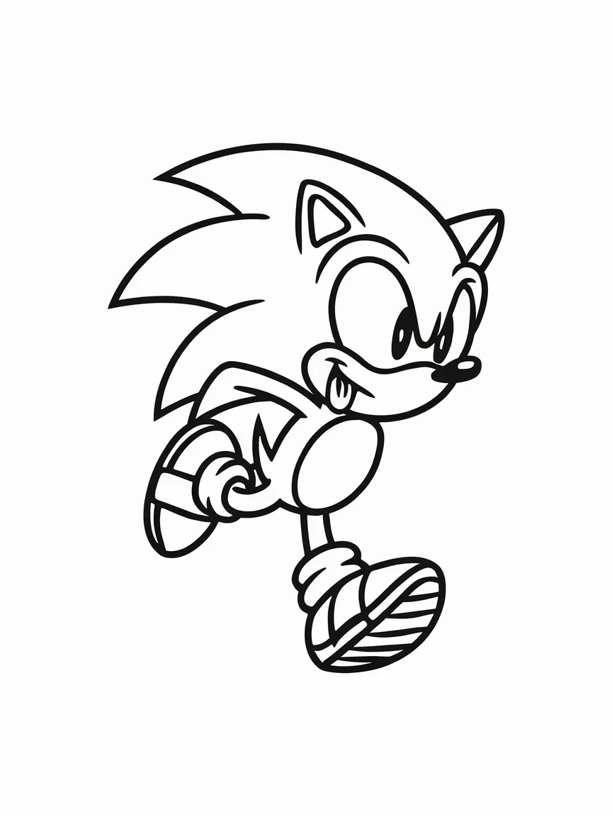 Sonic coloring pages - 2189 | ColoringPagesDesign