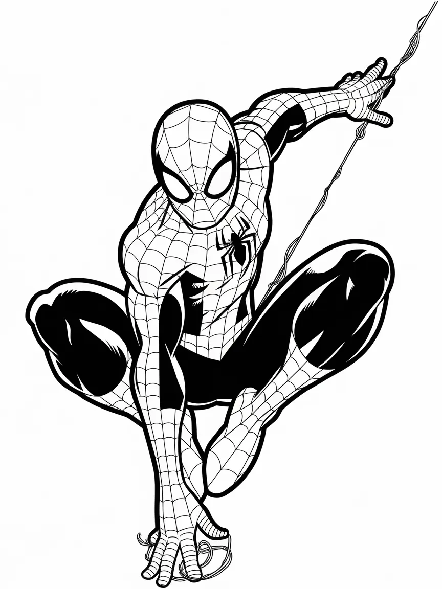 Spiderman coloring pages - 109 | ColoringPagesDesign