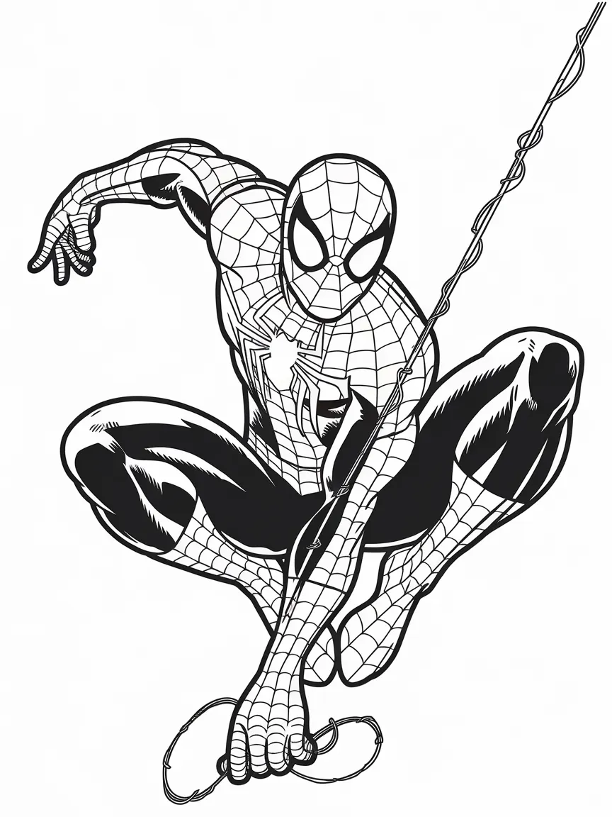 Spiderman coloring pages - 1151 | ColoringPagesDesign