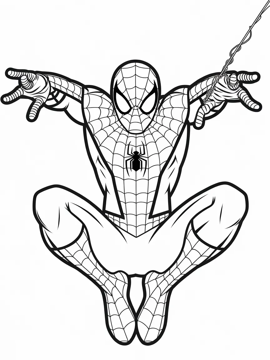 Spiderman coloring pages - 1157 | ColoringPagesDesign