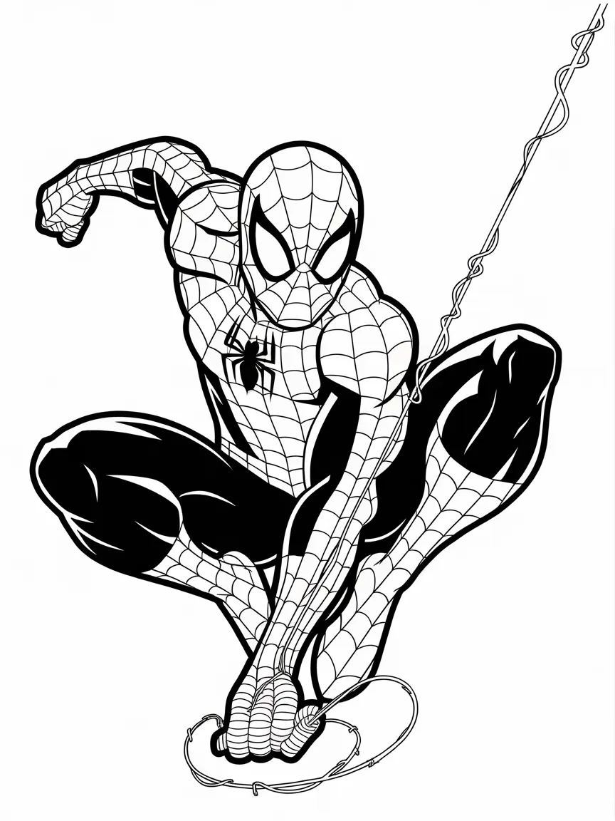 Spiderman coloring pages - 1258 | ColoringPagesDesign