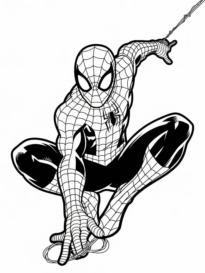 Spiderman coloring pages - 1259 | ColoringPagesDesign