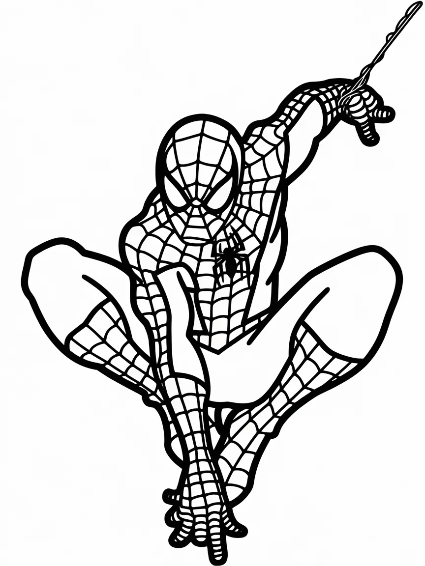 Spiderman coloring pages - 2176 | ColoringPagesDesign