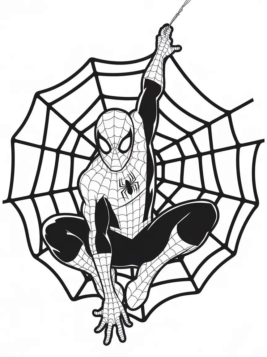 Spiderman coloring pages - 2179 | ColoringPagesDesign