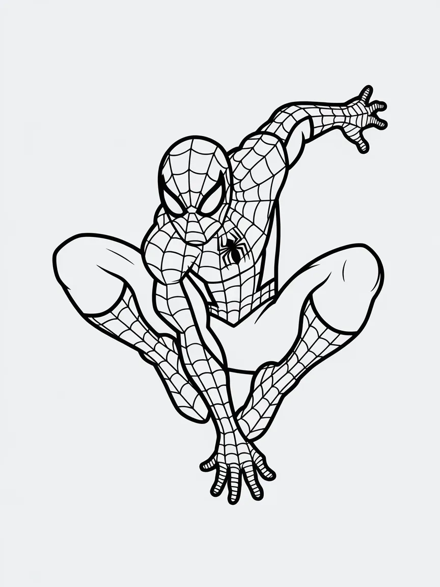 Spiderman coloring pages - 2181 | ColoringPagesDesign