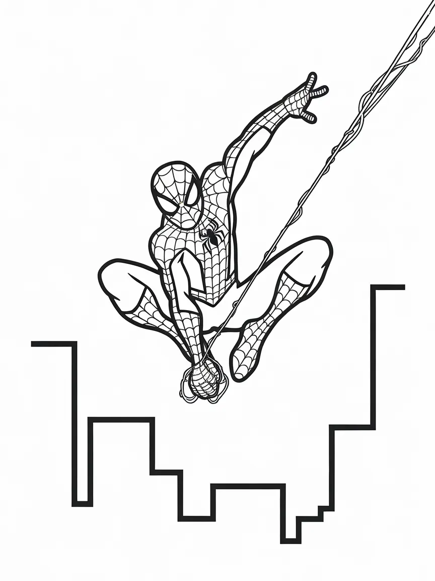 Spiderman coloring pages - 2182 | ColoringPagesDesign