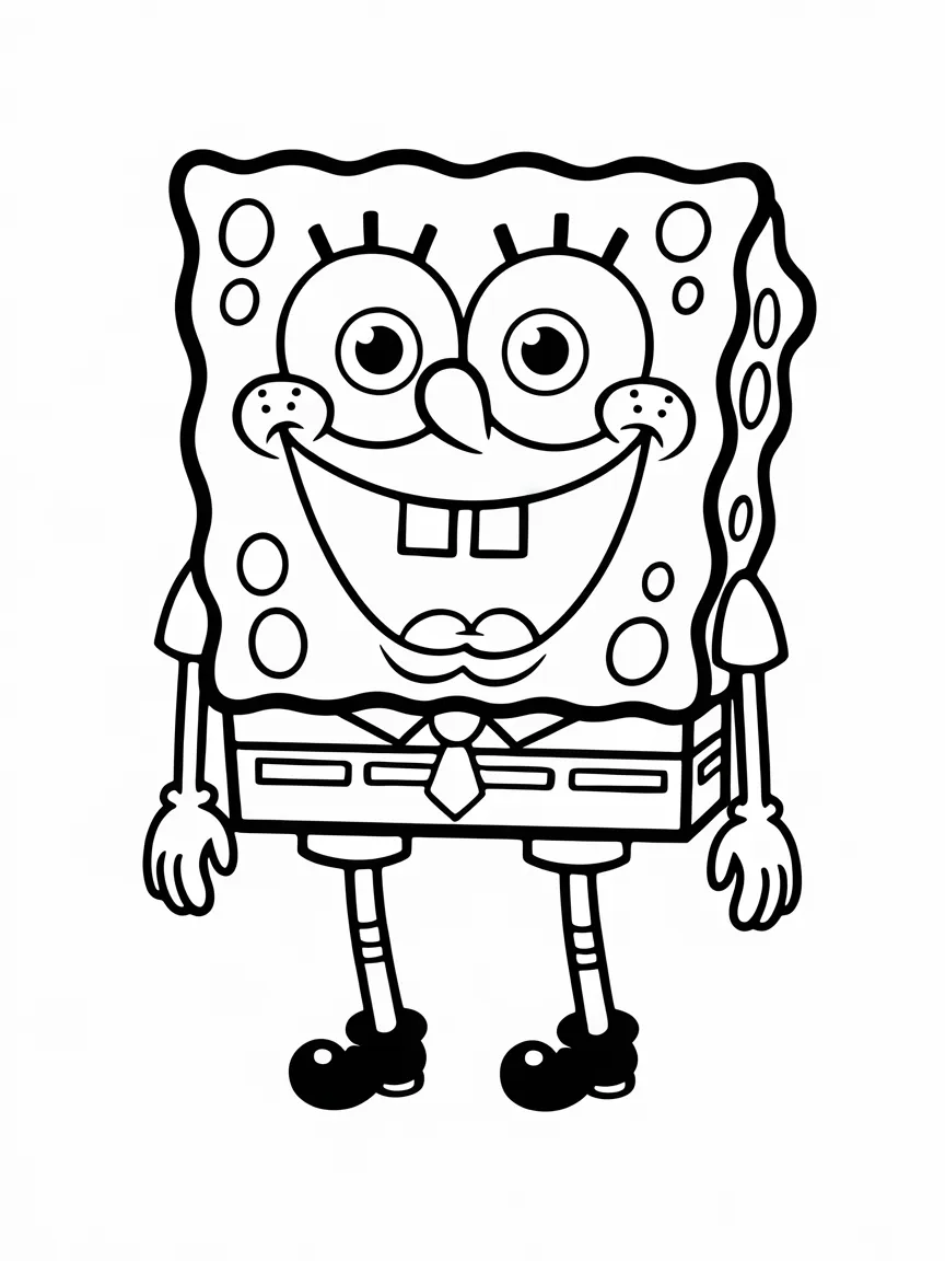 Spongebob coloring pages - 1552 | ColoringPagesDesign