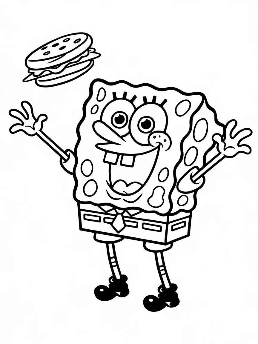 Spongebob coloring pages - 1555 | ColoringPagesDesign