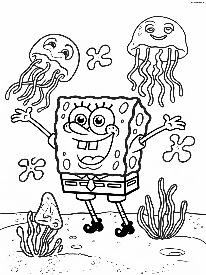 Spongebob coloring pages - 1557 | ColoringPagesDesign