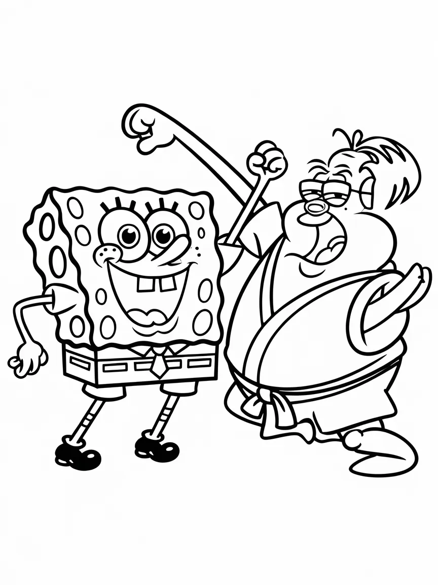 Spongebob coloring pages - 1558 | ColoringPagesDesign