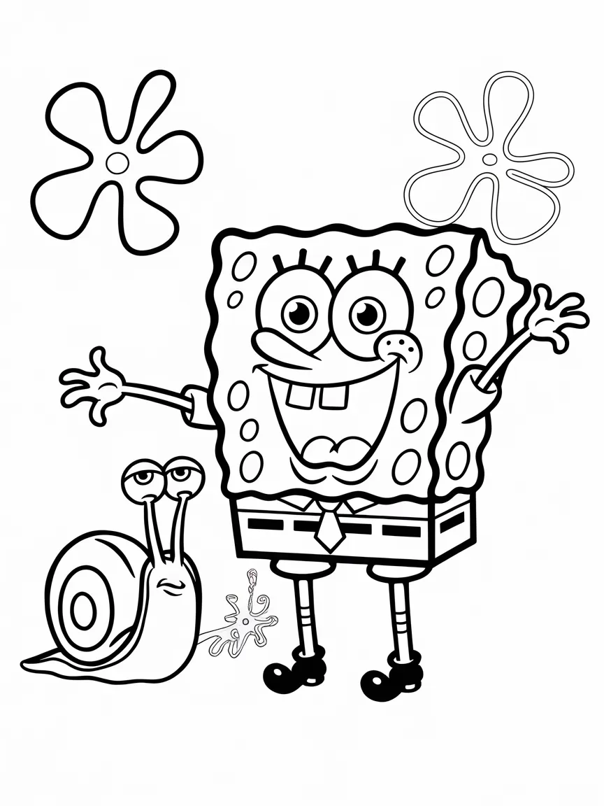 Spongebob coloring pages - 1559 | ColoringPagesDesign