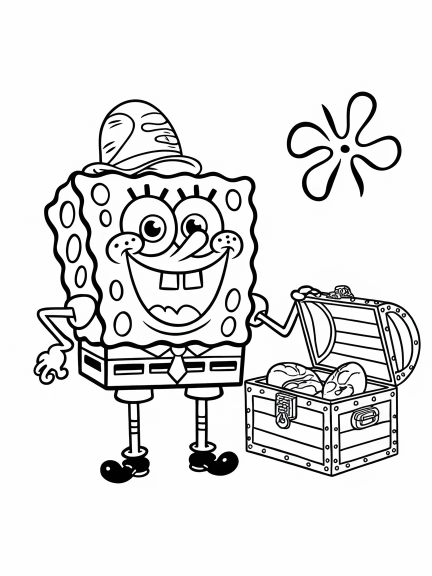 Spongebob coloring pages - 1561 | ColoringPagesDesign