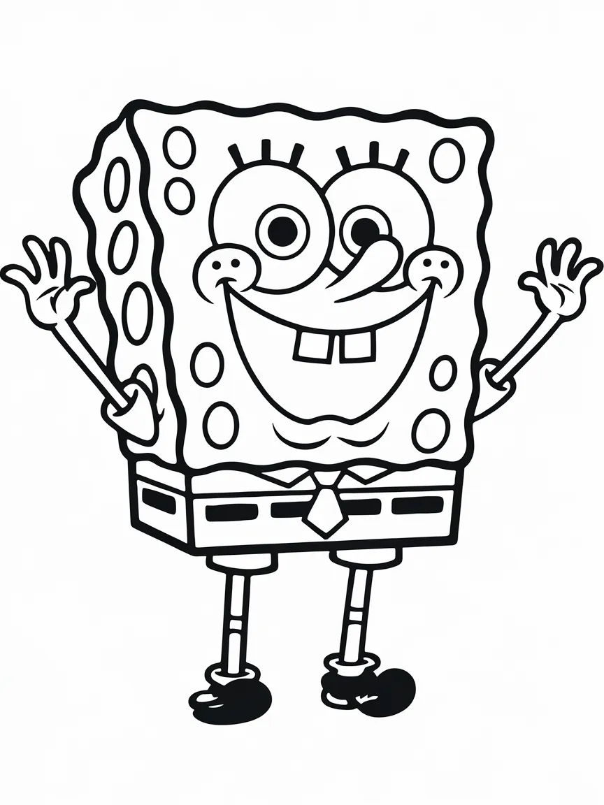 Spongebob coloring pages - 589 | ColoringPagesDesign