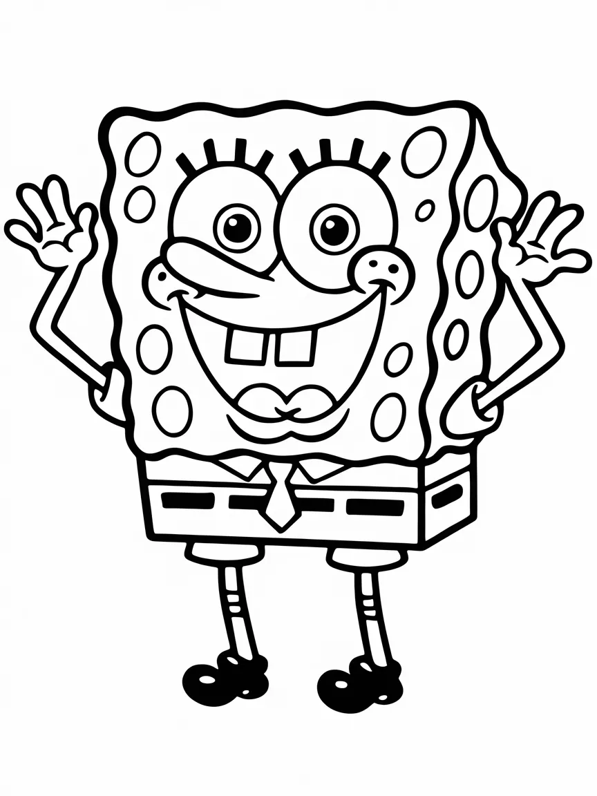 Spongebob coloring pages - 593 | ColoringPagesDesign