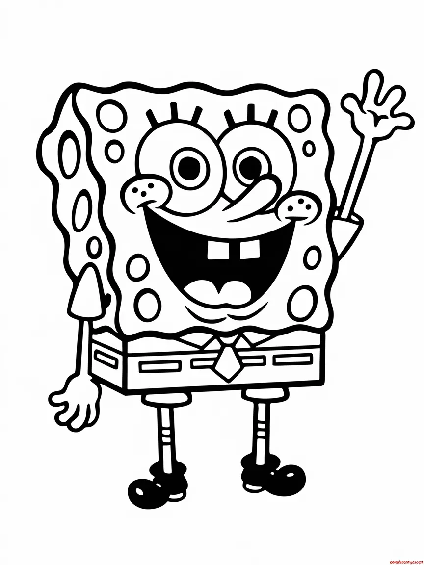 Spongebob coloring pages - 595 | ColoringPagesDesign