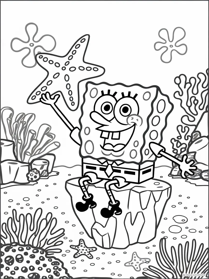 Spongebob coloring pages - 2300 | ColoringPagesDesign