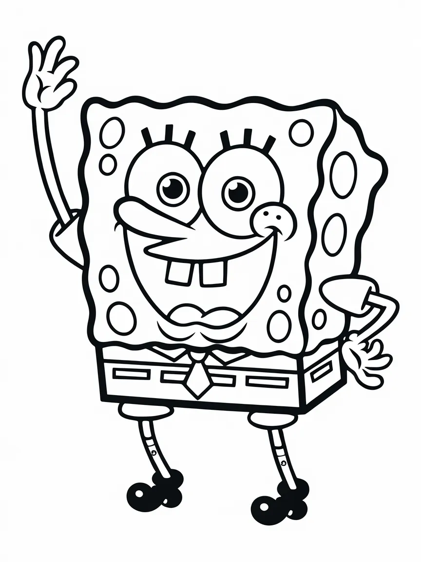 Spongebob coloring pages - 2303 | ColoringPagesDesign