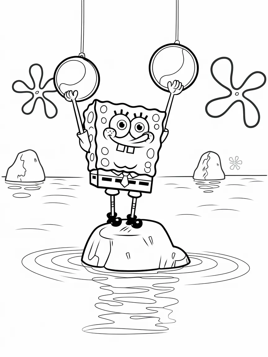 Spongebob coloring pages - 2305 | ColoringPagesDesign