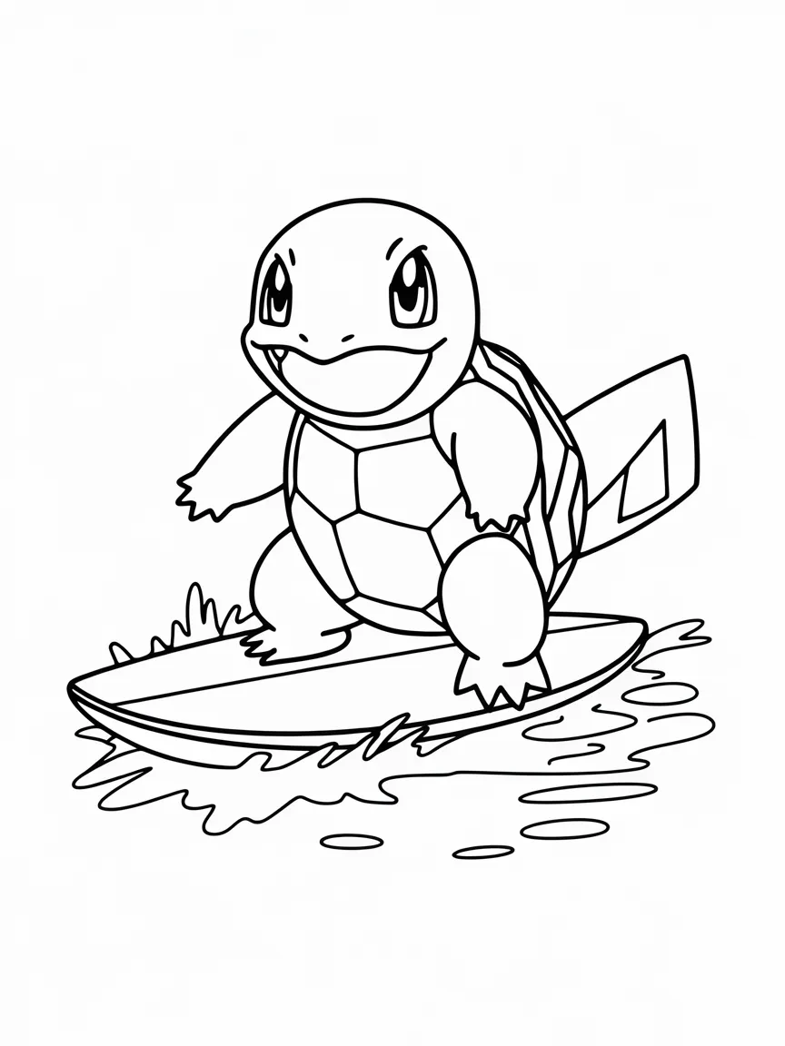 Squirtle coloring pages - 1941 | ColoringPagesDesign