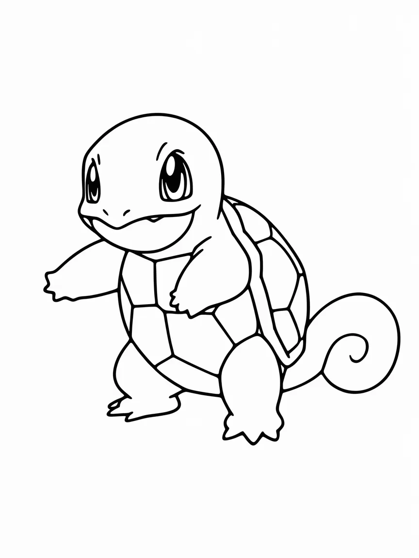 Squirtle coloring pages - 1947 | ColoringPagesDesign