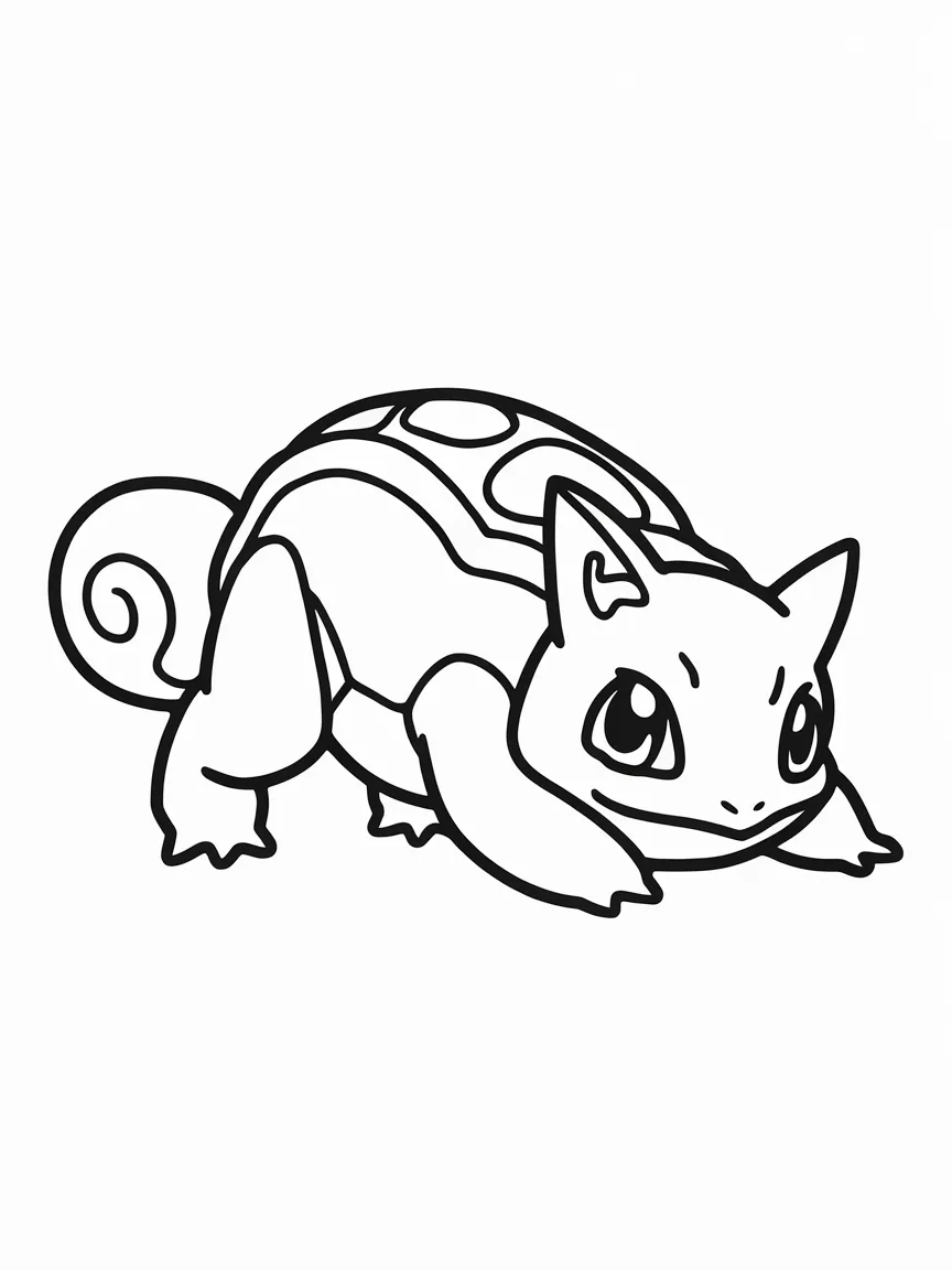 Squirtle coloring pages - 2452 | ColoringPagesDesign