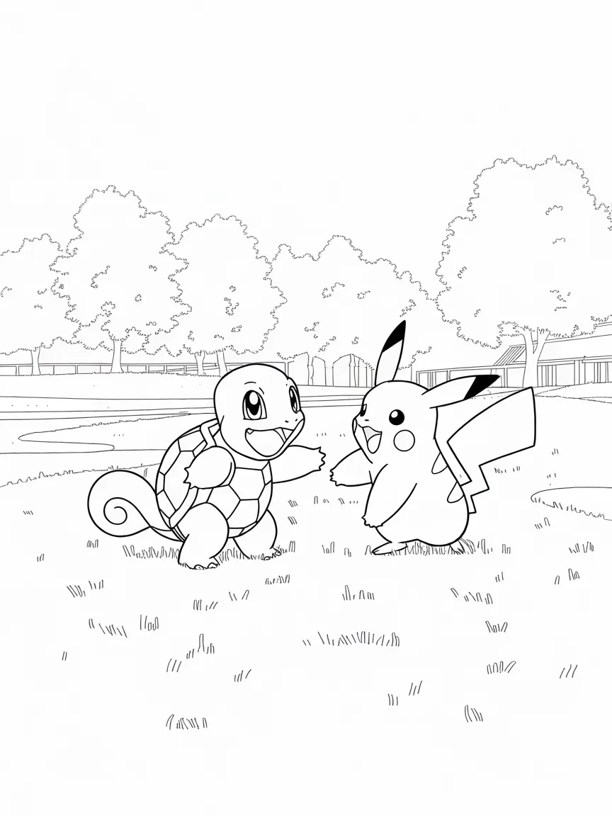 Squirtle coloring pages - 2109 | ColoringPagesDesign