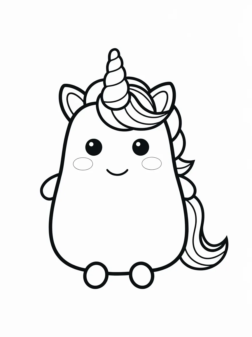 Squishmallow coloring pages - 1399 | ColoringPagesDesign