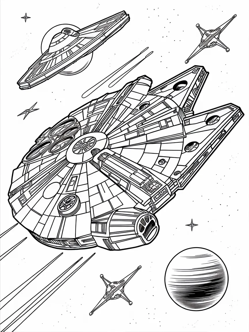 Star wars coloring pages - 1571 | ColoringPagesDesign