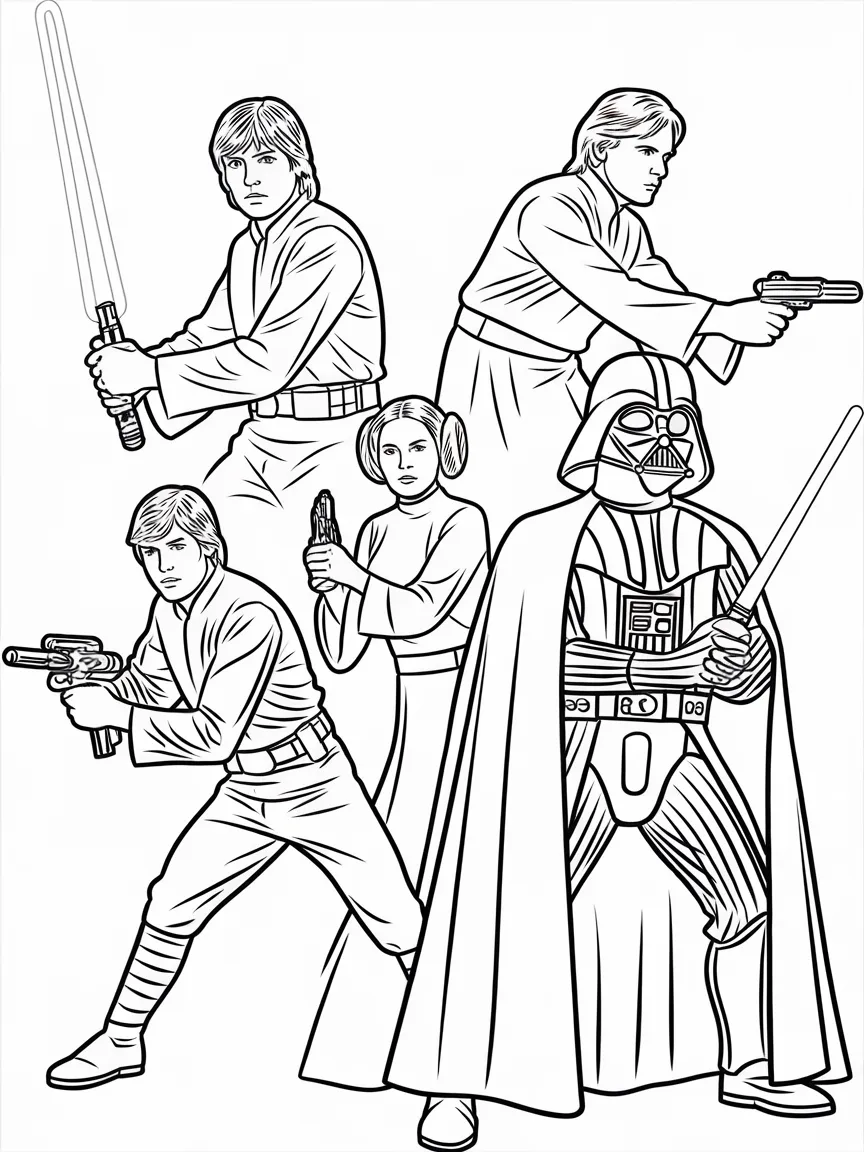 Star wars coloring pages - 1646 | ColoringPagesDesign