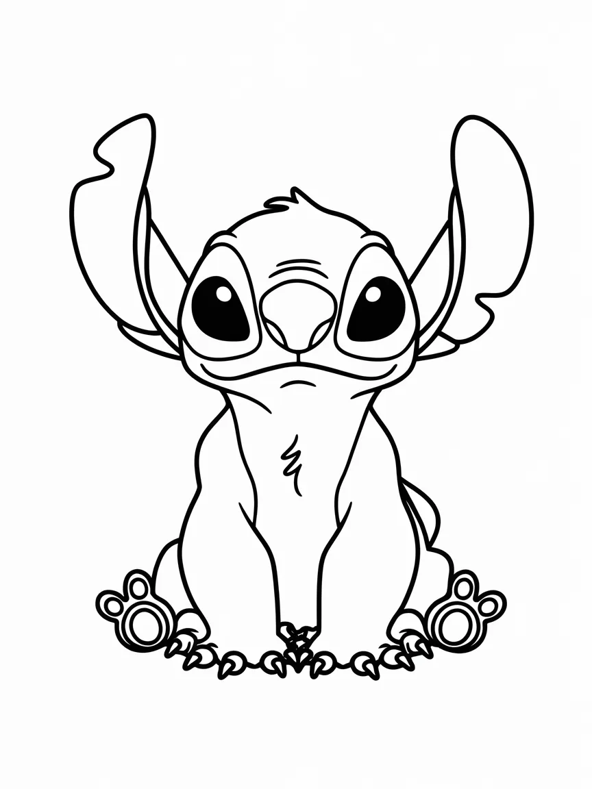 Stitch coloring pages - 168 | ColoringPagesDesign