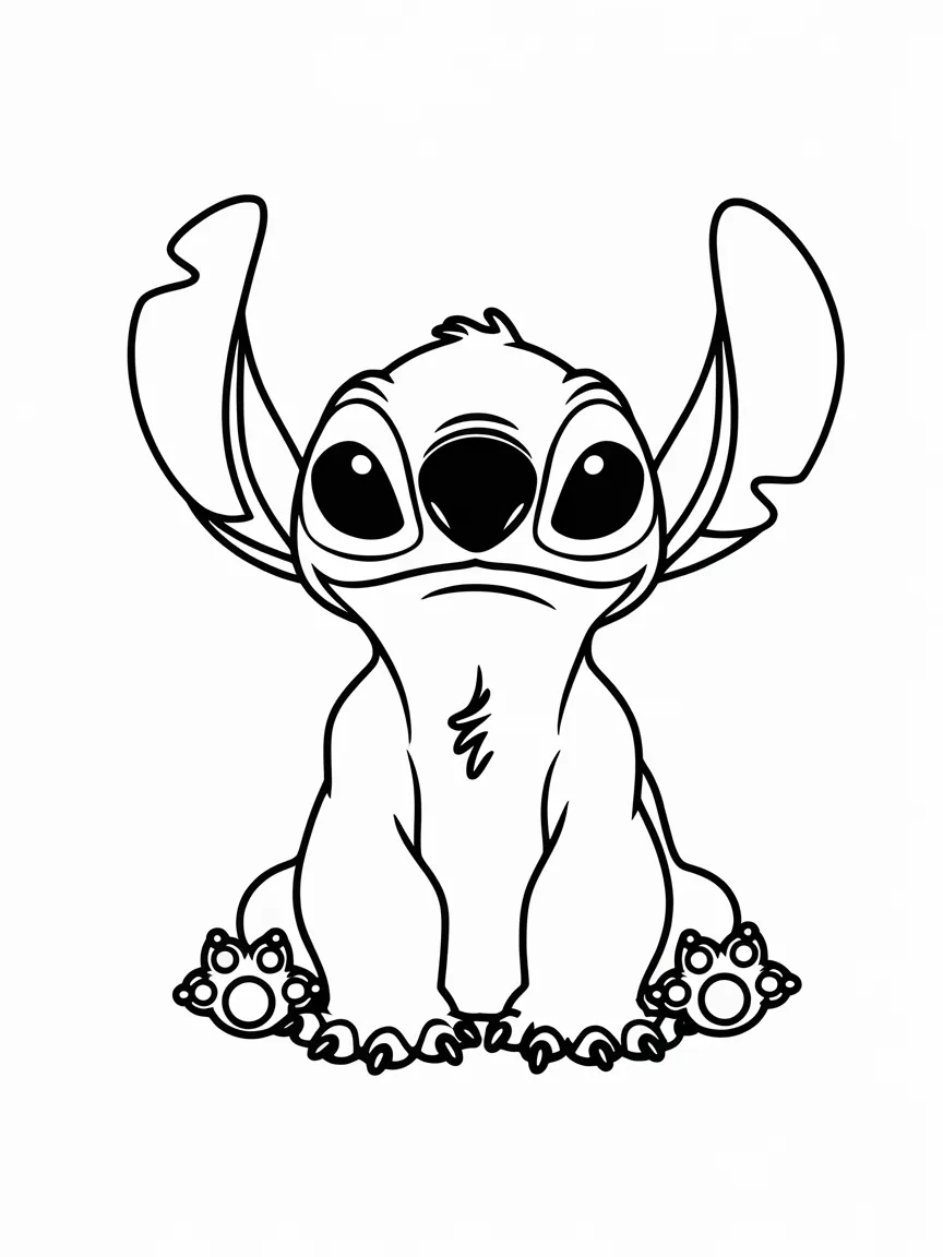 Stitch coloring pages - 170 | ColoringPagesDesign