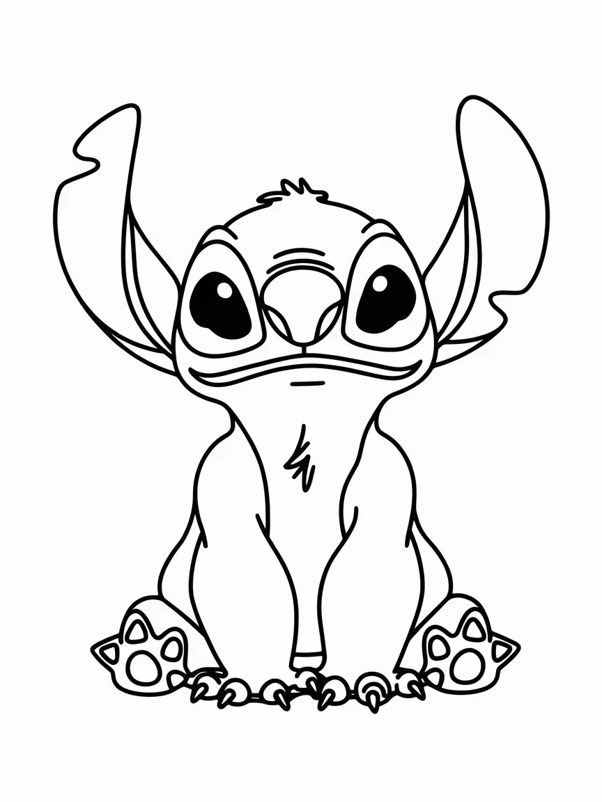 Stitch coloring pages - 171 | ColoringPagesDesign