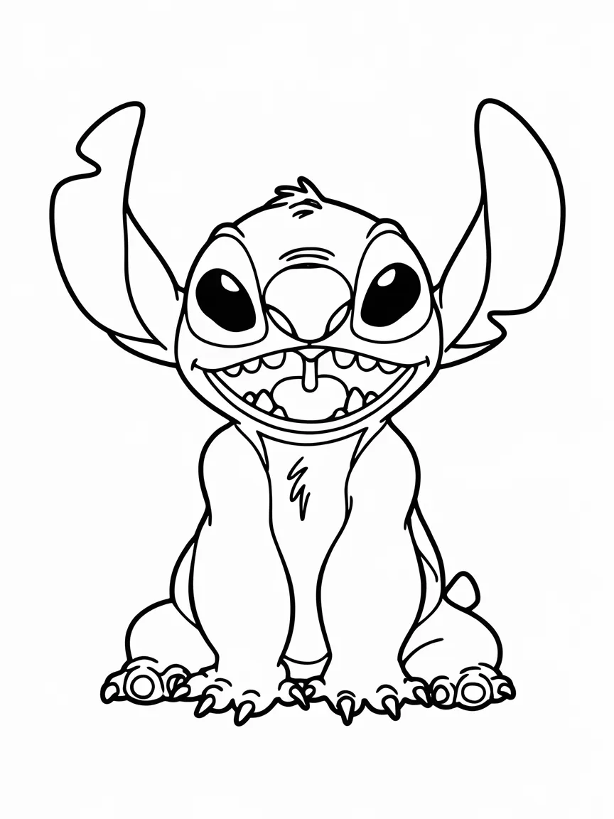 Stitch coloring pages - 172 | ColoringPagesDesign