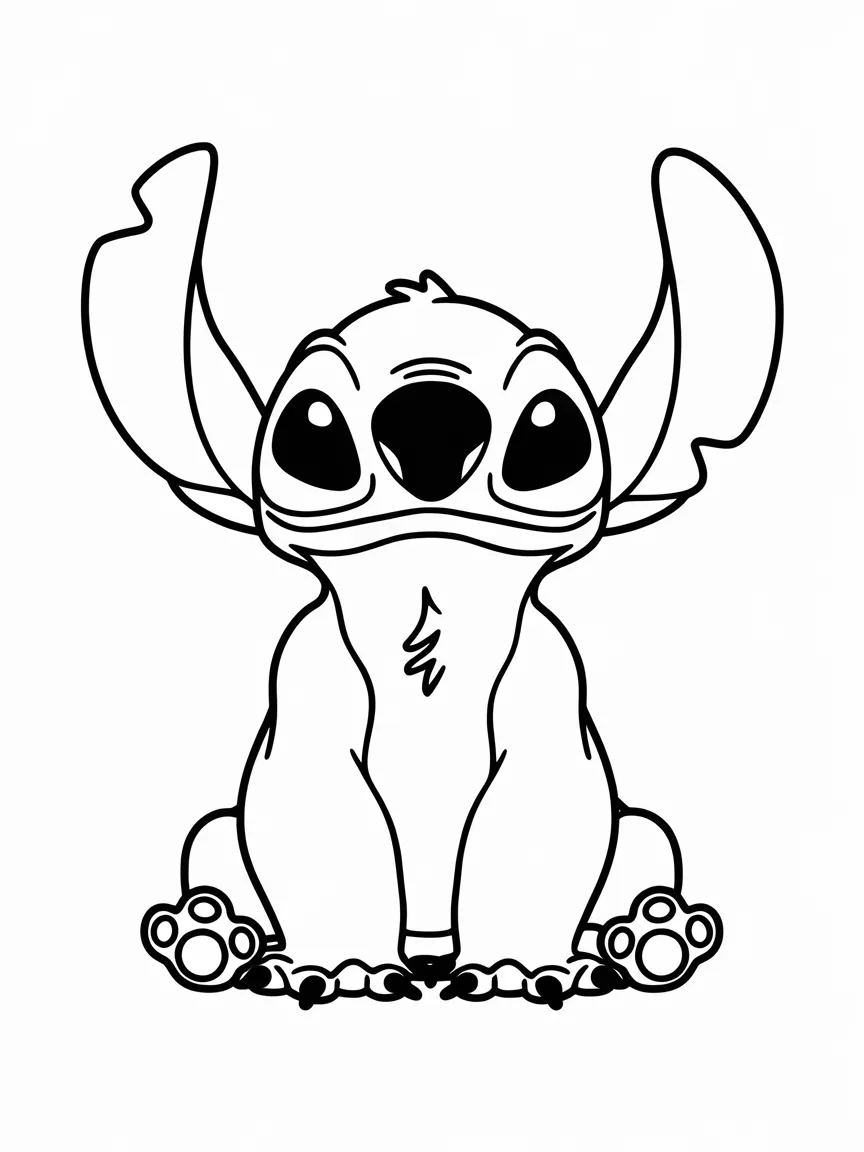 Stitch coloring pages - 173 | ColoringPagesDesign