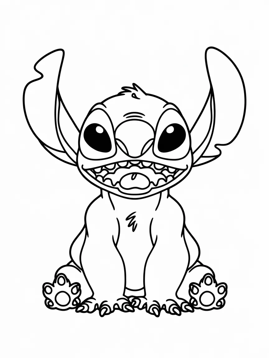 Stitch coloring pages - 174 | ColoringPagesDesign