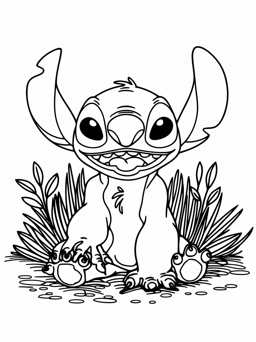 Stitch coloring pages - 175 | ColoringPagesDesign