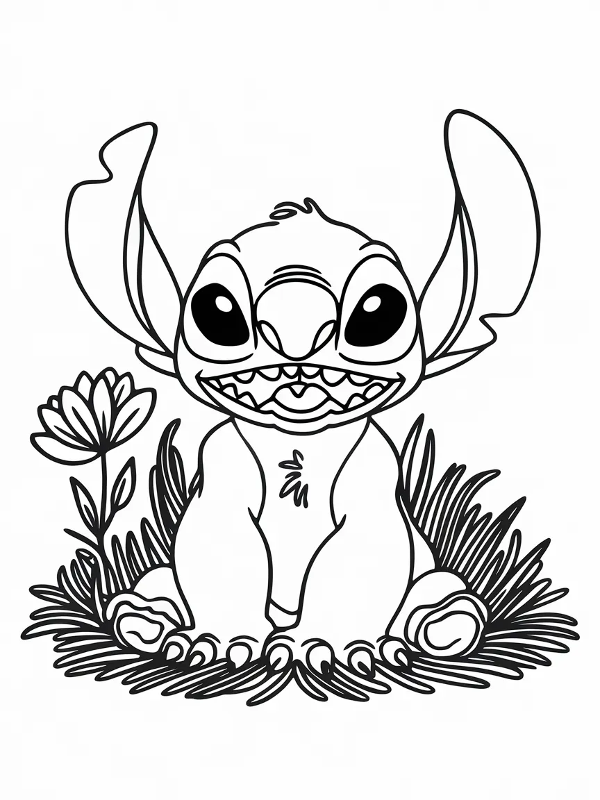 Stitch coloring pages - 176 | ColoringPagesDesign