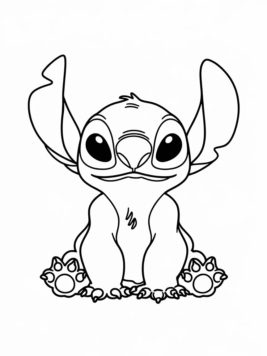 Stitch coloring pages - 1313 | ColoringPagesDesign