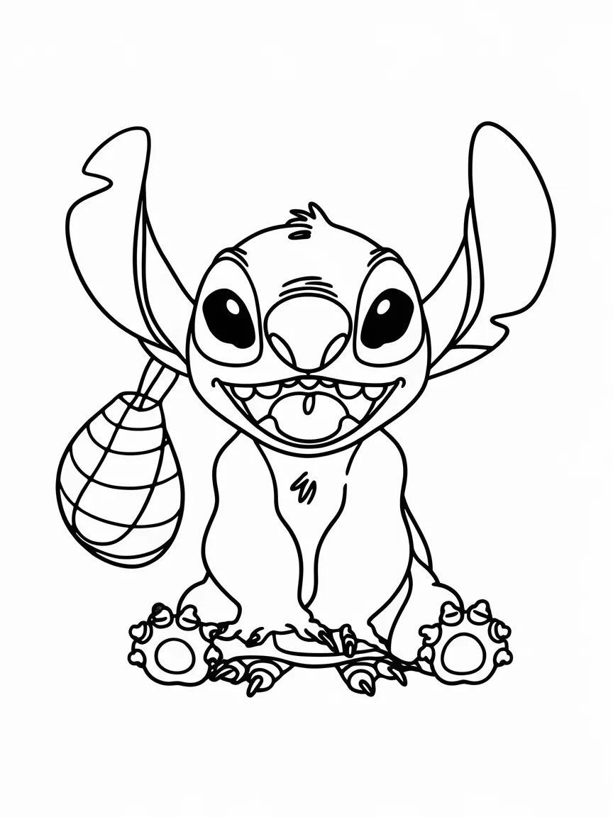 Stitch coloring pages - 1314 | ColoringPagesDesign