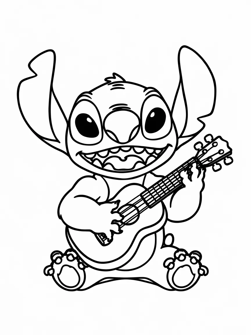 Stitch coloring pages - 1317 | ColoringPagesDesign