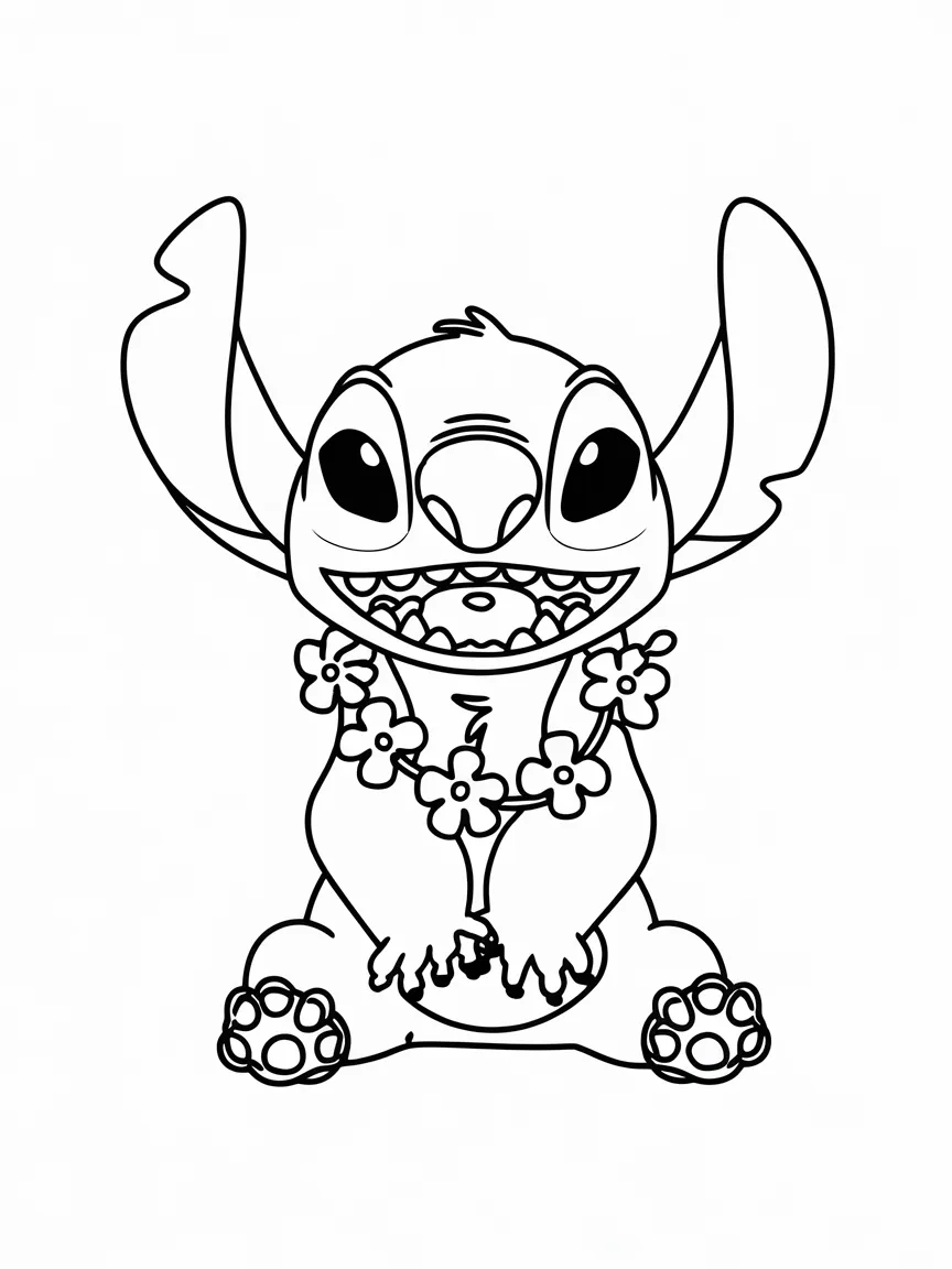 Stitch coloring pages - 1320 | ColoringPagesDesign