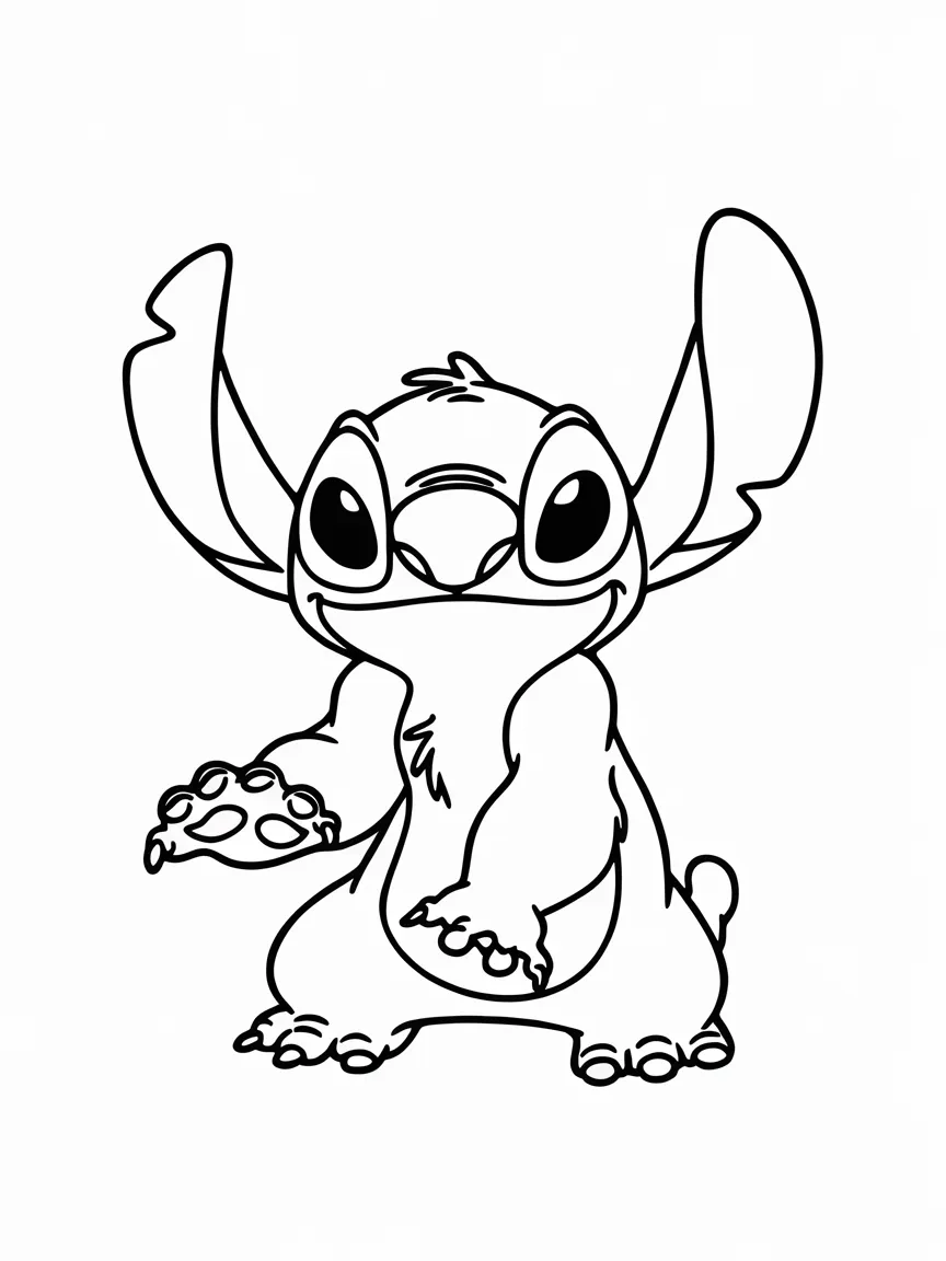 Stitch coloring pages - 2199 | ColoringPagesDesign