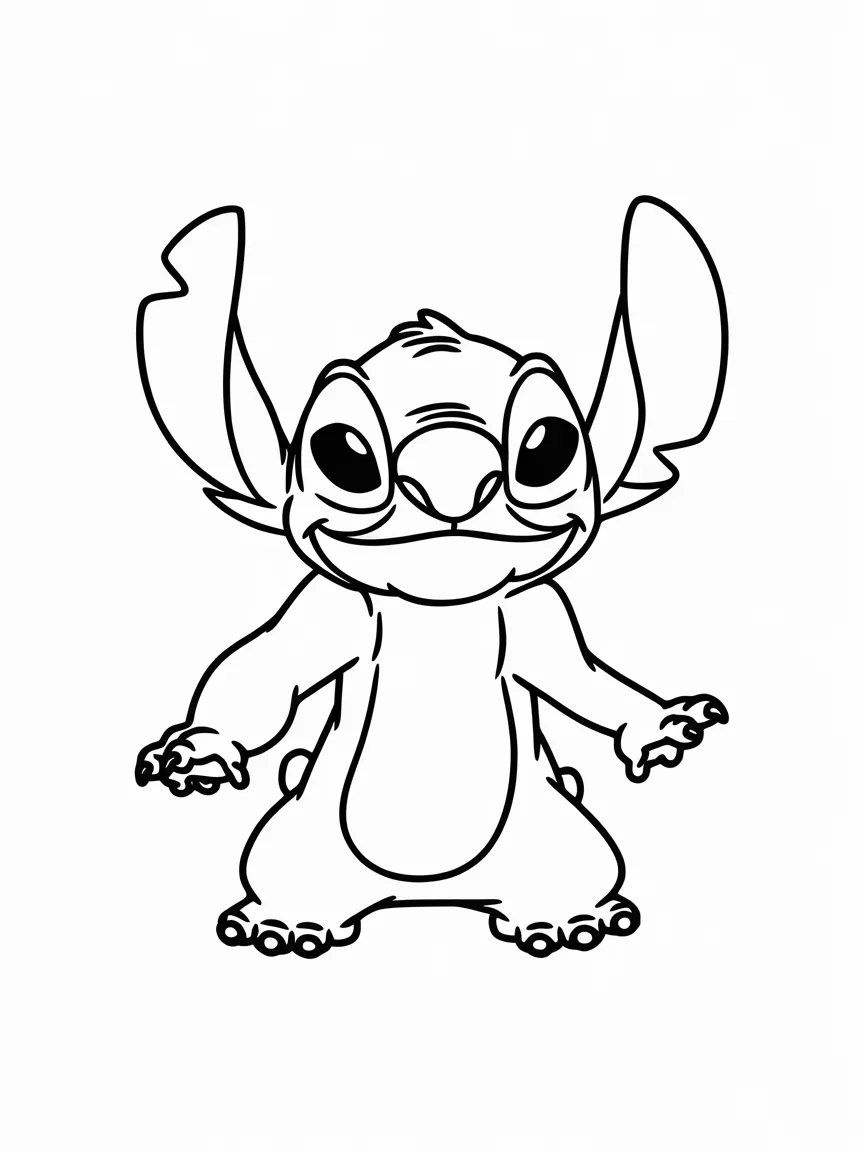 Stitch coloring pages - 2201 | ColoringPagesDesign