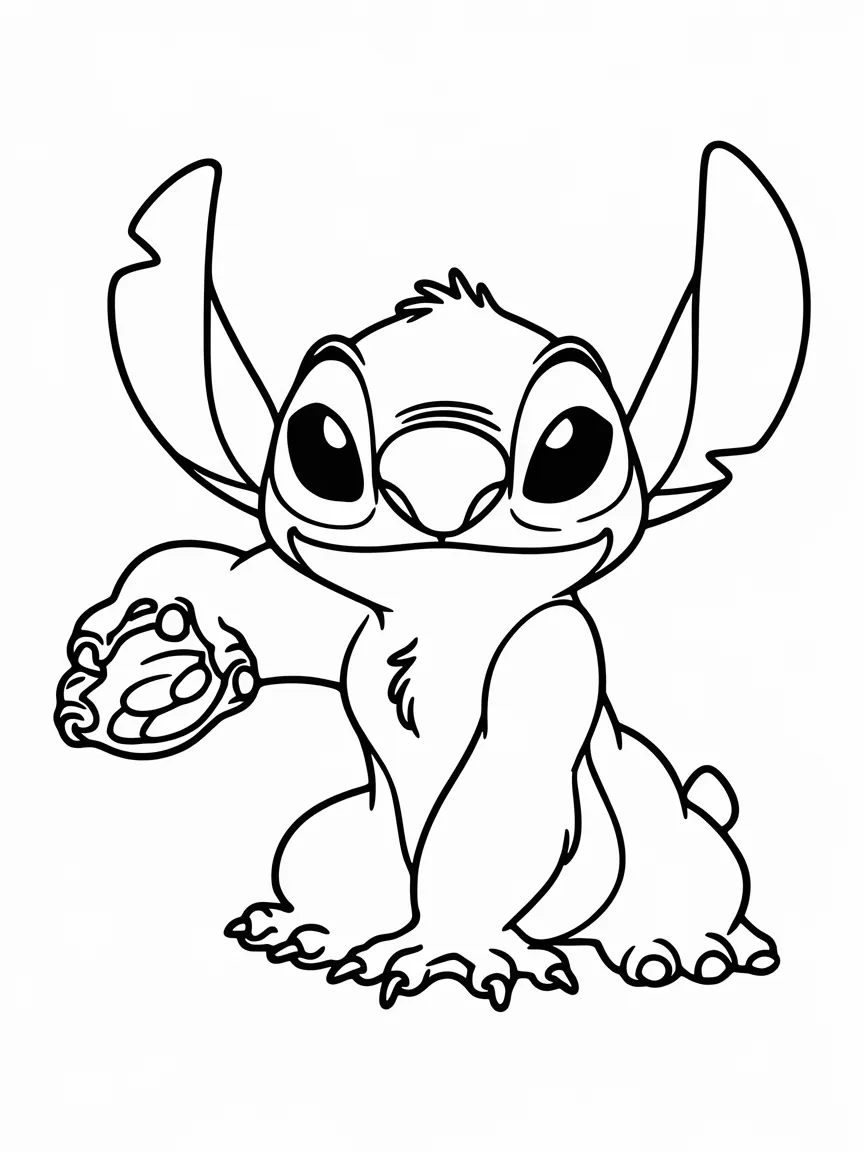 Stitch coloring pages - 2202 | ColoringPagesDesign