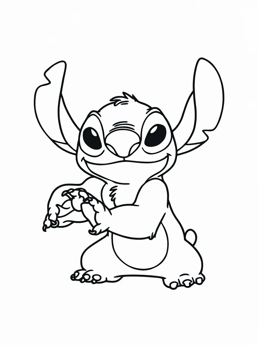 Stitch coloring pages - 2203 | ColoringPagesDesign