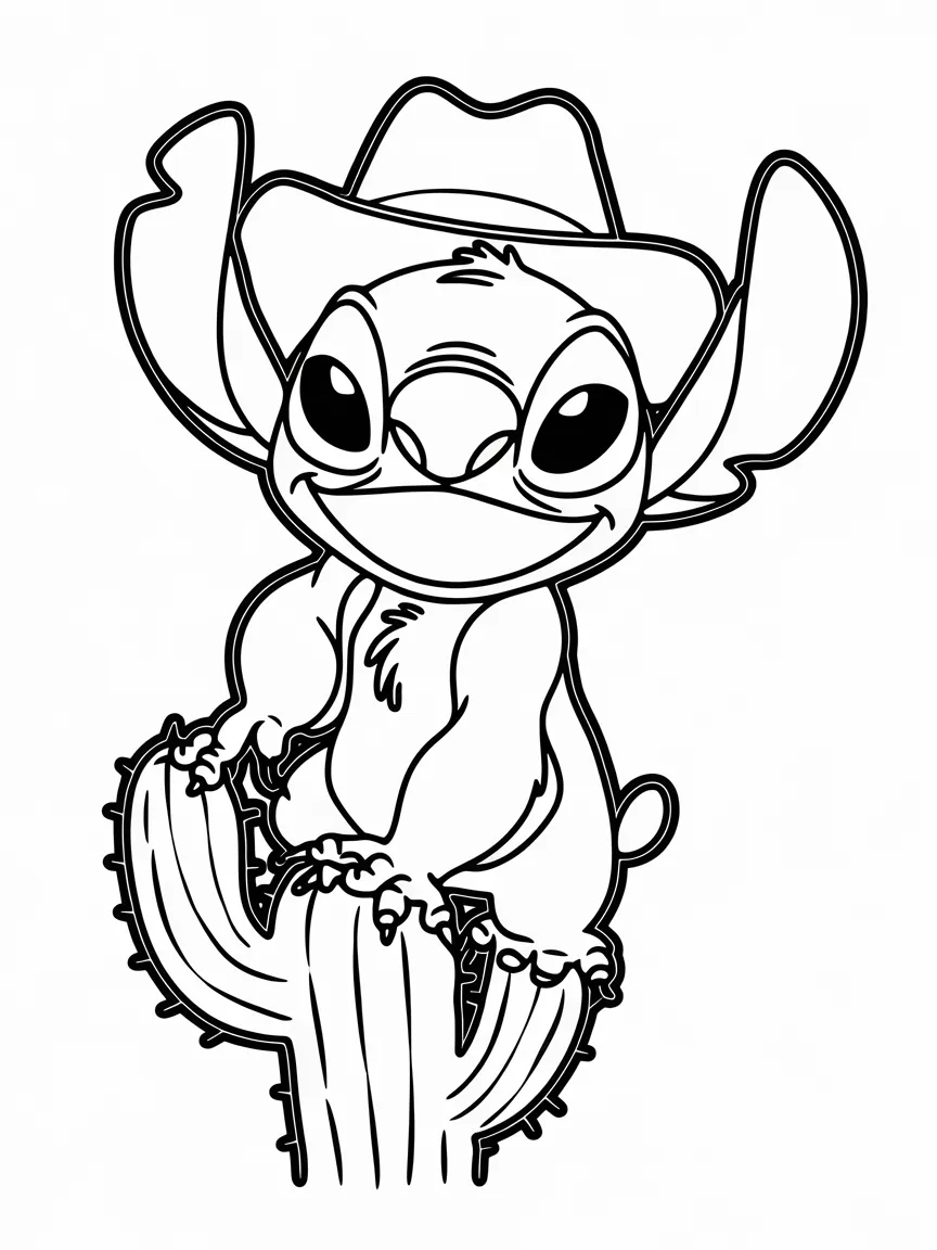 Stitch coloring pages - 2204 | ColoringPagesDesign